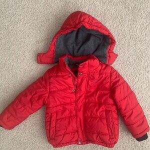 Calvin Klein 3T red puffer coat